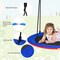 40 Inch Flying Saucer Tree Swing with 2 Hanging Straps for Kids